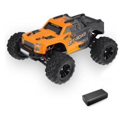 MJX radio ohjattava 1 16 mittakaavainen harjaton neliveto maastoauto 39 km h ajovalolla