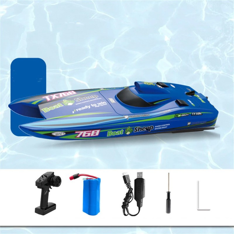 TY XIN 768 harjaton kaukosäädettävä vene yli 30 km h vesijäähdytys vedenpitävä