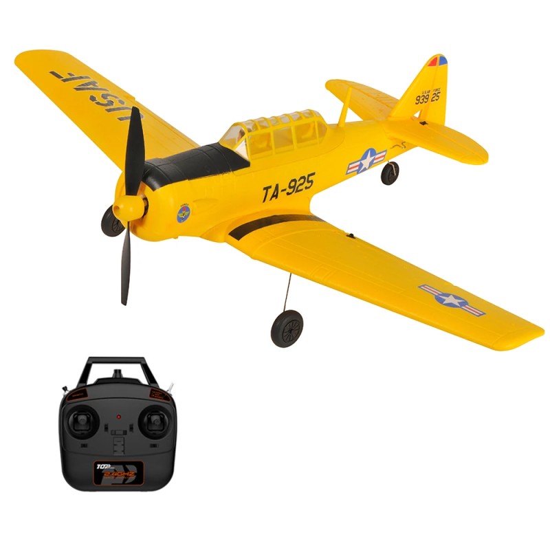 TOP RC AT 6 450 mm 4 kanavainen radio ohjattava lentokone valmiiksi koottu aloittelijoille 6 akselinen gyroskooppi