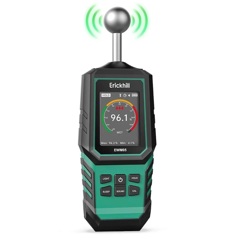 ERICKHILL EWM05 puun kosteusmittari tarkat mittaukset rakentamiseen ja puusepän töihin