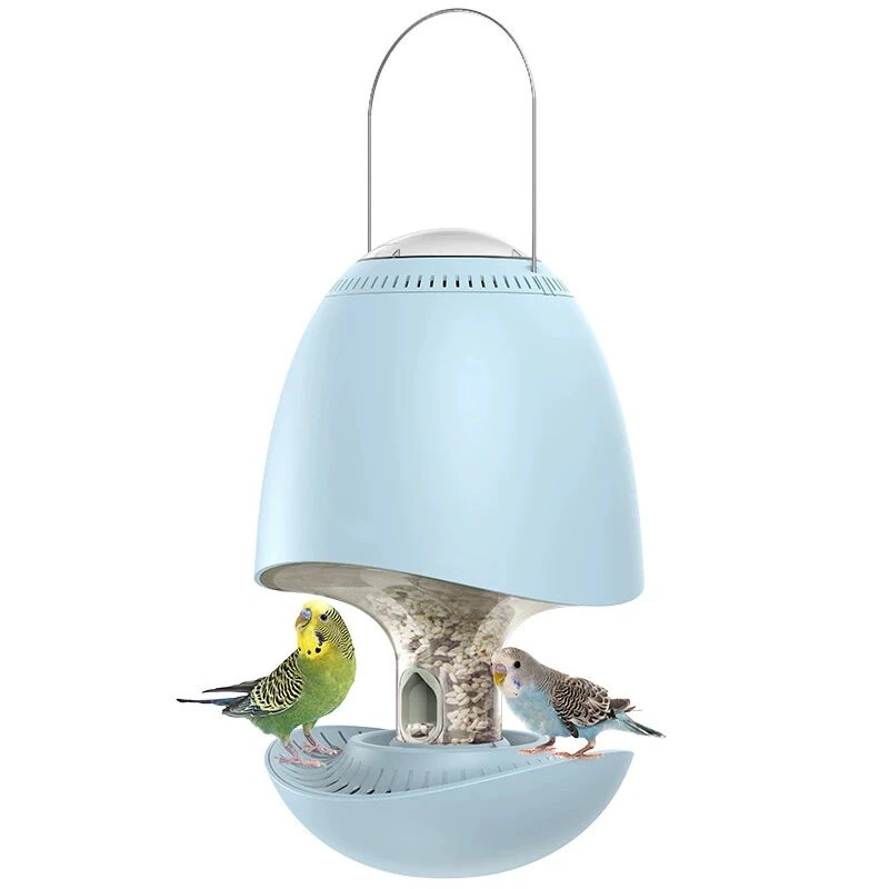 Älykäs 3 5 litran viljalintujen ruokinta automaatti säänkestävä helppo puhdistaa moderni muotoilu äänitallennus