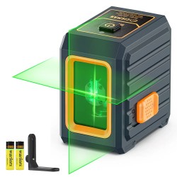 CIGMAN CM G01 vihreä kaksilinjainen laser taso itsevaaittuva IP54 vedenkestävä pitkä akunkesto