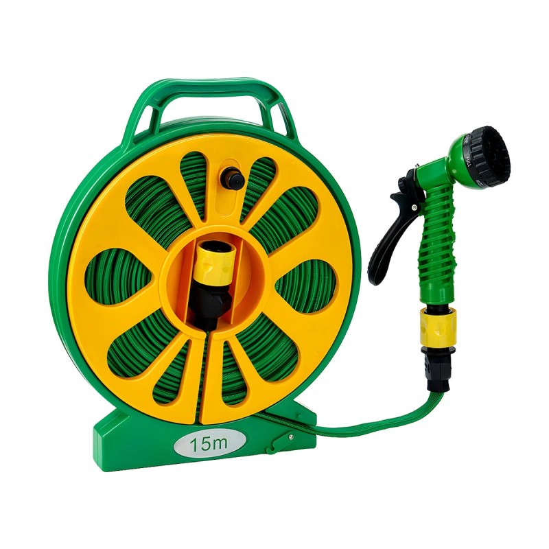 Drillpro 15 metrinen vesiletku 5 kuvioisella suuttimella 1 2 tuuman tai 3 4 tuuman hanoille