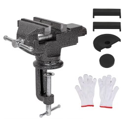 ENJOYWOOD pöytäpuri 360 asteen kääntyvä jalusta vankka seosteräksinen pienikokoinen