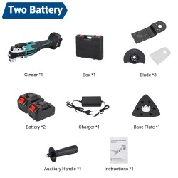 Drillpro harjaton sähköhiomakone kuusiportainen digitaalinen näyttö pikaistukka akku terät kotelo