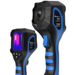 MUSTOOL kädessä pidettävä 256 192 lämpökamera korkean resoluution kaksoislinssi ladattavalla akulla