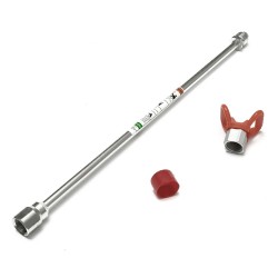 Korkeapainemaaliruiskun jatkovarsi 30 50 75 100 senttimetriä alumiiniseos suutinistuimella vaihdettavilla pituuksilla