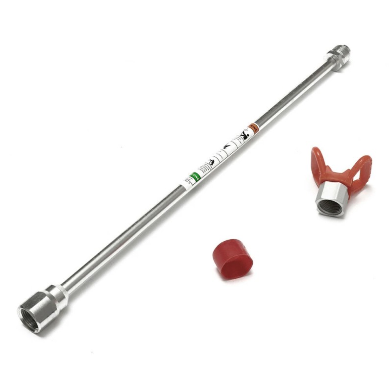 Korkeapainemaaliruiskun jatkovarsi 30 50 75 100 senttimetriä alumiiniseos suutinistuimella vaihdettavilla pituuksilla