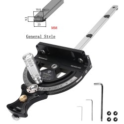 Jiirisahausmittari HONGDUI sopii Bosch Festool Dewalt U T tyyppisille kiskoille mukautettava 140 astetta