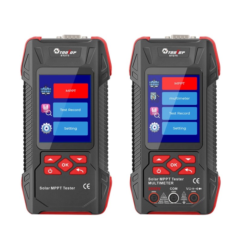 AV TOOLTOP ET273 ET275 aurinkotestaaja 2000W MPPT kannettava yleismittari tehomittari