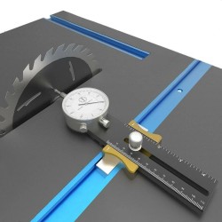 ENJOYWOOD alumiiniseosinen pöytäsirkkelin terän parallellisuuden kalibrointivalitsin säädettävä 130 220 mm