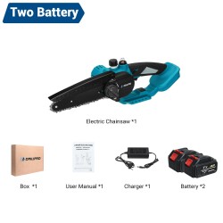 Drillpro 6 tuumainen harjaton moottorisaha 3000W sisältää akut yhteensopiva 18V akkujen kanssa