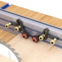 ENJOYWOOD yksisuuntainen rullasyöttöohjain pöytäsahaan jyrsinpöydälle paluuesto alumiini