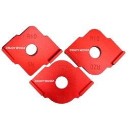 ENJOYWOOD 3 kpl alumiiniseos kulmamallipohjat sarja R5 R10 R15 R20 R25 R30