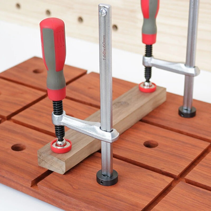 Penkkikoiran MFT puristimet 19 mm ja 20 mm puusepän työpöydän kiinnikkeet