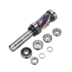 HONGDUI kaksoislaakerillinen yhdistelmäspiraalijyrsin 1 2 tuuman varsi 7 8 tuuman terä