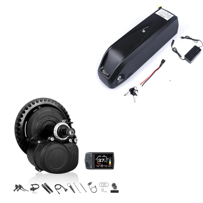 TongSheng TSDZ2 48V 500W keskivaihteinen moottorisarja Hailong Max 48V 20Ah akku 960Wh