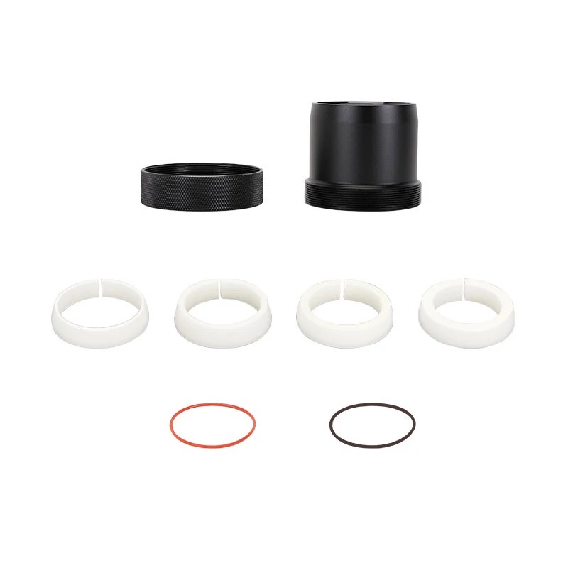 Pika asennussovitin PARD NV007 38 46 mm nopea kiinnitys alumiininen sovitinrengas musta