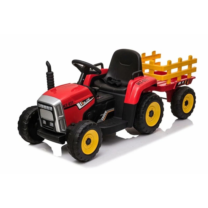 ELJET ajettava traktori 12V akku kauko ohjaus Bluetooth MP3 soitin turvavyö peräkärry 2 vuoden takuu