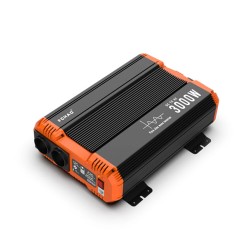 FCHAO 3000W puhdas siniaaltoinvertteri 12V 24V 48V DC 230V AC kaukosäätimellä EU pistoke kotiin ja asuntoautoon
