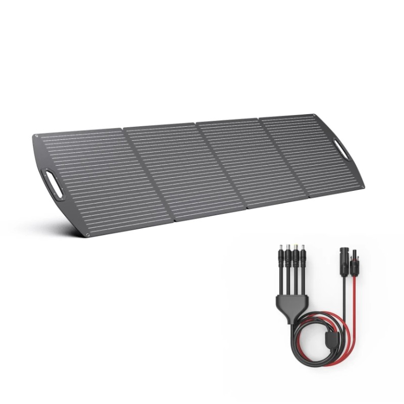 Bigblue 200W taitettava monokiteinen aurinkopaneeli tukijaloilla IP67 23 tehokkuus