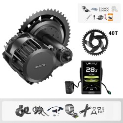 BAFANG BBSHD 48V 1000W keskimoottori muuntosarja C010 näyttö 40T 46T ketjupyörä