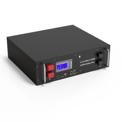 Litiumrautafosfaatti akkupaketti 5 12 kWh 51 2V 100Ah telineasennettava aurinkoenergian varastointiin