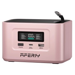 AFERIY Nano100 kannettava virtalähde 99 2Wh LiFePO4 kenno 100W USB C pikalataus käsimatkatavaroihin sallittu