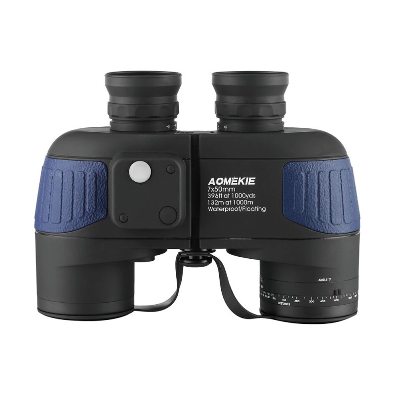 AOMEKIE merikiikarit 7x50 vedenpitävät IPX7 valaistu etäisyysmittari kompassilla AO3002