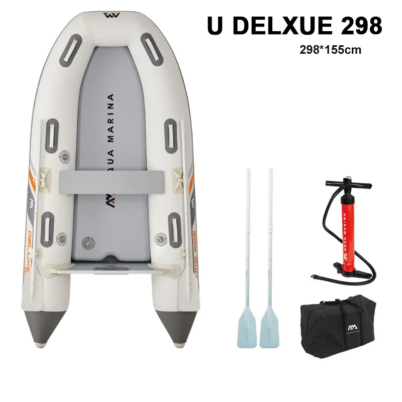 Aqua Marina ilmatäytteinen vene 3 4 hengelle kevyt PVC vahvistettu lattia kalastukseen