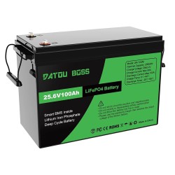 DATOUBOSS LiFePO4 akku 24V 48V 100Ah 2560 5120Wh päivitetyllä 100A BMS llä 8000 sykliä