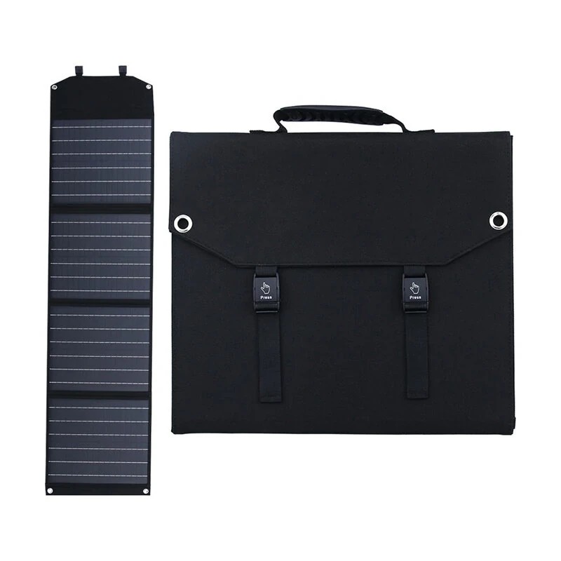 Anvolan joustava 100W 18V kannettava aurinkopaneelilaturi 5V usb lähtö tasavirta taitettava retkeilypaneeli