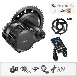 BAFANG BBSHD 48V 1000W keskimoottori muuntosarja VD61 näytöllä 40T 46T ketjupyörä