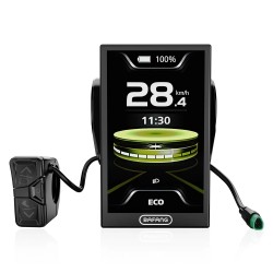 Varstrom DPC010 4 tuumainen LCD värinäyttö IP66 vedenpitävä Bluetooth yhteys BAFANG