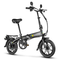 SAMEBIKE YINYU14 sähköpyörä 36V 7 8Ah 250W 14 tuumaiset renkaat taitettava 30 km toimintamatka kantavuus 150 kg