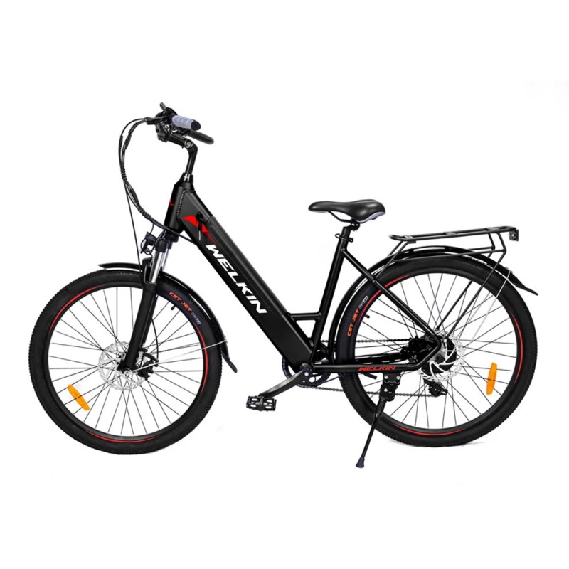 WELKIN WKEM002 sähköpyörä 36V 18Ah akku 500W moottori 27 5 tuuman renkaat 110 130 km kantama 120 kg