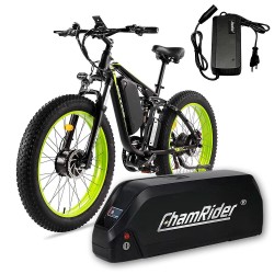 ChamRider Polly A 36V 31 5Ah alaputken akku 1134Wh vesitiivis 40A akunhallinta