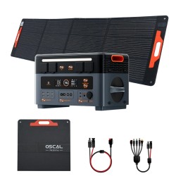 Blackview Oscal PowerMax 2400 kannettava varavirtalähde 1872Wh LiFePO4 2400W UPS sovellusohjaus langaton lataus