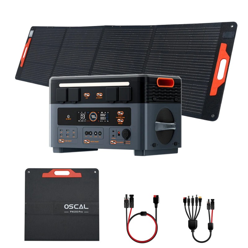 Blackview Oscal PowerMax 2400 kannettava varavirtalähde 1872Wh LiFePO4 2400W UPS sovellusohjaus langaton lataus