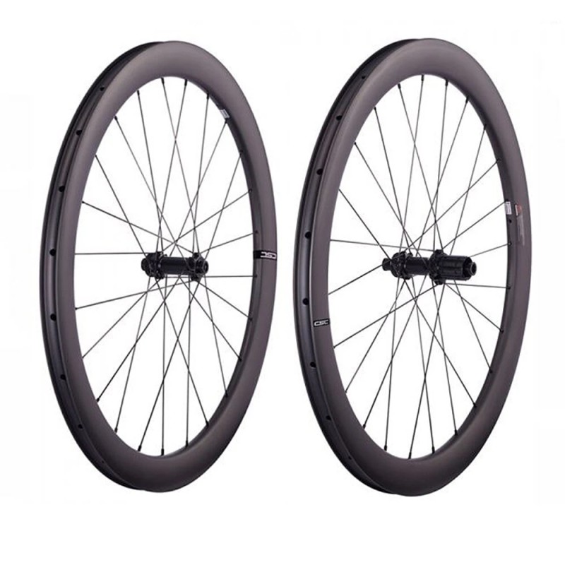 CSC 700C täyshiilikuitu rengassarja levyjarru 54T räikkäkeskus centerlock napa 25mm leveä 38mm profiili