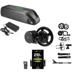 BAFANG MM G340 48V 750W keskiömoottori muunnossarja 42T DPC010 mittari 13Ah litiumakku