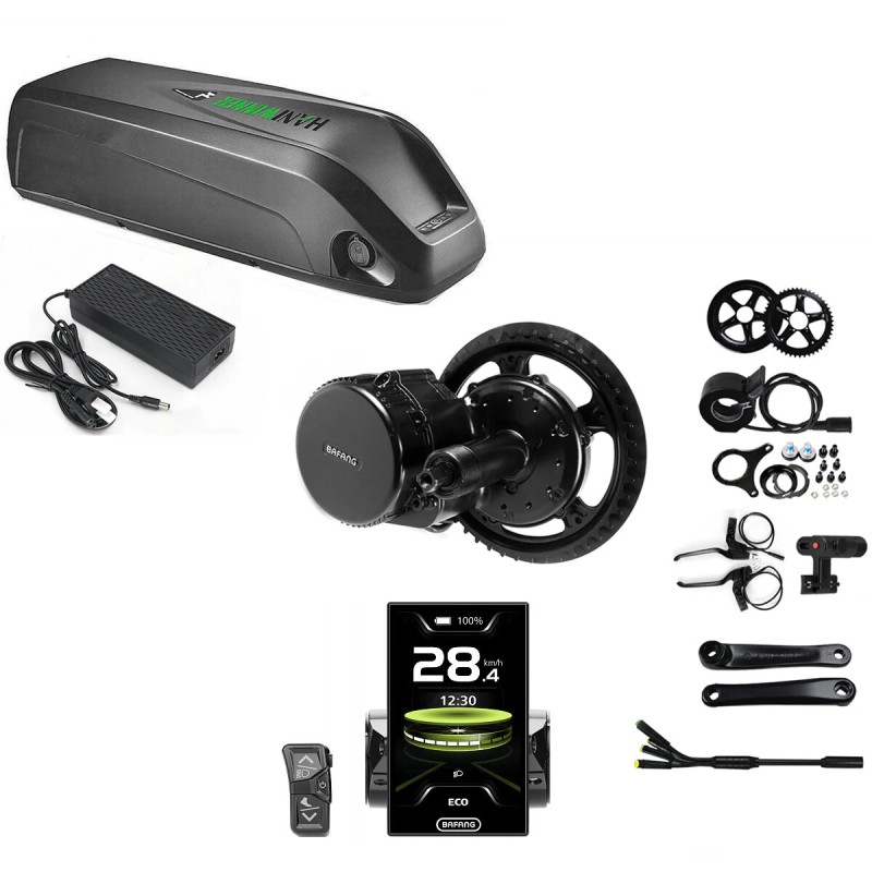 BAFANG MM G340 48V 750W keskiömoottori muunnossarja 42T DPC010 mittari 13Ah litiumakku