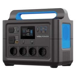 VDL HS1500 1228 8 Wh 1500 W kannettava aurinkovoimala litiumrautafosfaattiakku