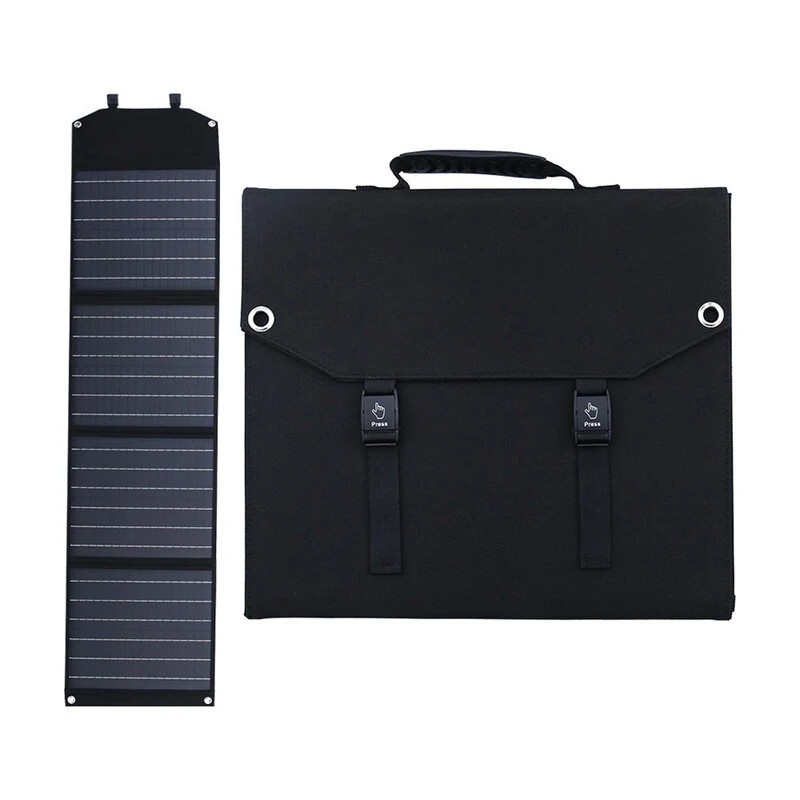 Anvolan joustava taitettava aurinkopaneeli 100 W 18 V kannettava laturi puhelimille ja kannettaville