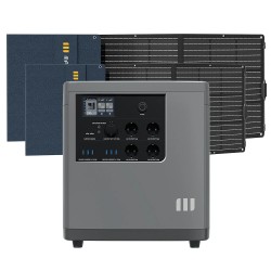 Mango Power E 3 5kWh LiFePo4 kannettava varavirtalähde 2x200W taittuvaa aurinkopaneelia 3500W teho kodin hätäkäyttöön