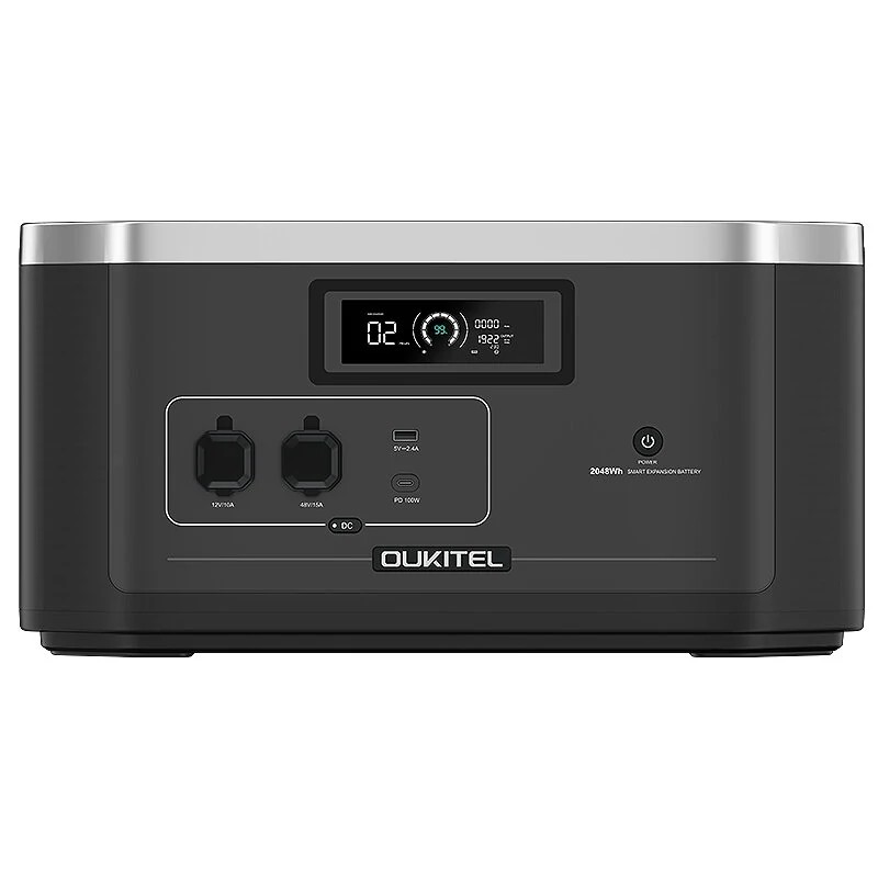 Oukitel B2000E kannettava virtalähde 2048 Wh litiumrautafosfaatti retkille hätätilanteisiin