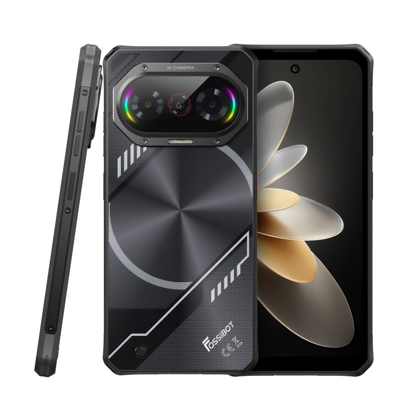 FOSSiBOT F114 kestävä älypuhelin 50 megapikselin kamera 16 Gt muisti 128 Gt tallennustila NFC