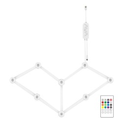 BlitzWill BW SL1 älykäs muokattava RGBIC LED valopalkkisetti Tuya WiFi musiikkisynkronointi Alexa ja Google Assistant