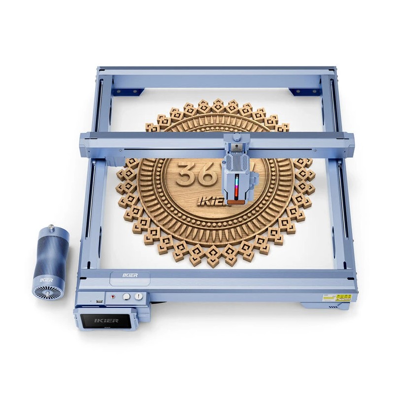 Monipuolinen iKier K1 Ultra 36W laserkaiverrin 410x410mm automaattitarkennus