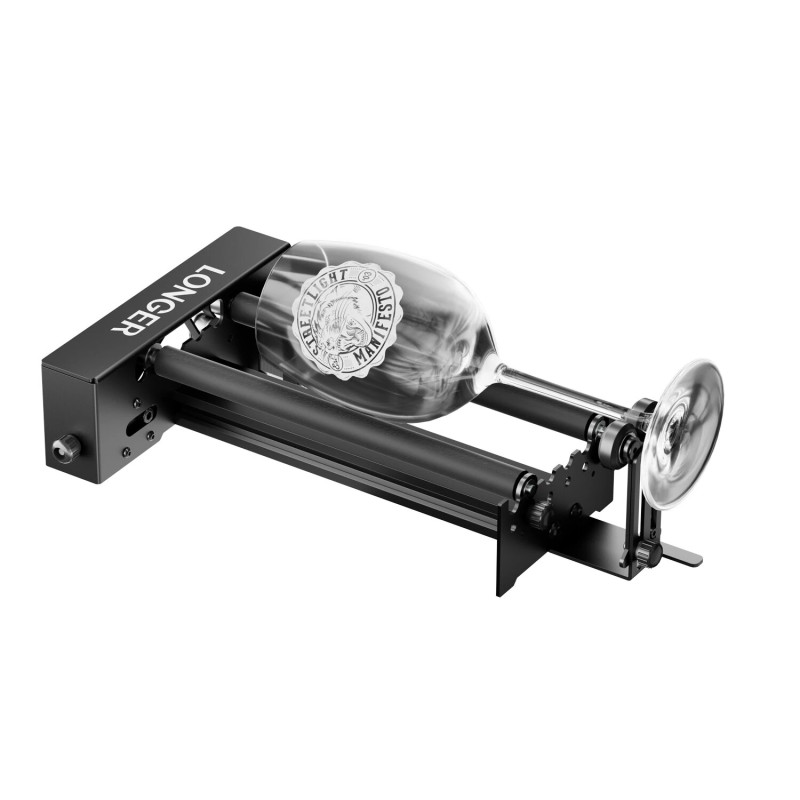 Pidempi 360 pyörivä rullasarja säädettävällä korkeudella sylinteriesineille ja laajennetuille levykaiverruksille